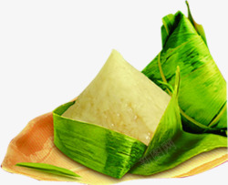 绿色香甜粽子食物端午节素材