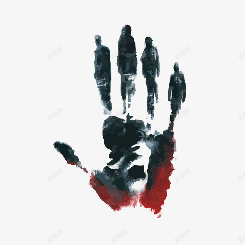 手掌png免抠素材_88icon https://88icon.com 创意 手指人物 掌纹