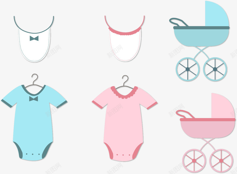 手绘婴儿用品png免抠素材_88icon https://88icon.com 卡通 婴儿用品 手绘