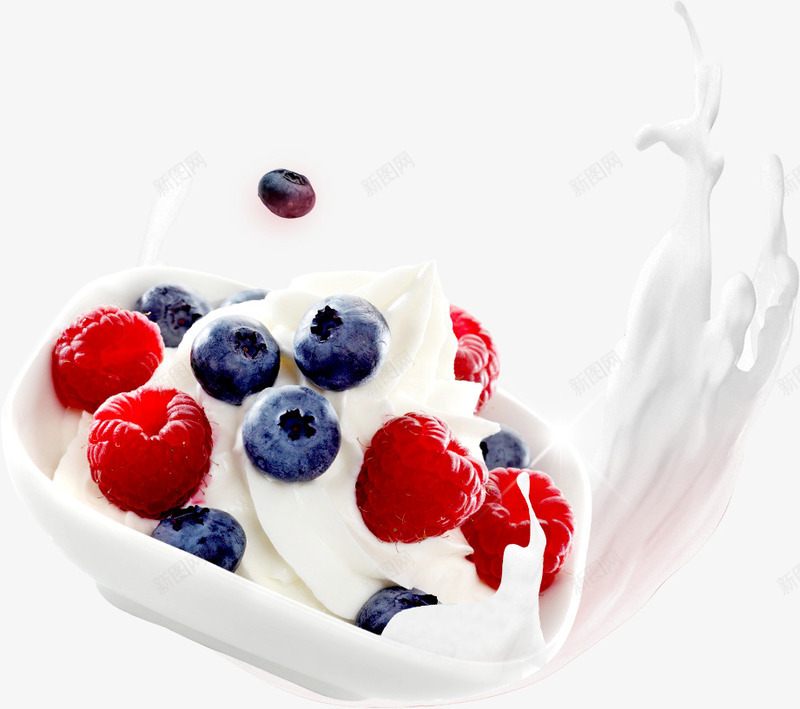 夏日美食水果冰淇淋png免抠素材_88icon https://88icon.com 冰淇淋 夏日 树莓 水果 美食 蓝莓