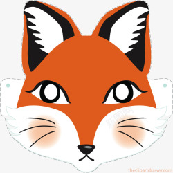 可爱狐狸头像素材