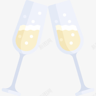 香槟酒烤面标图标图标