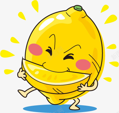 创意柠檬png免抠素材_88icon https://88icon.com 创意水果 创意食物 柠檬 水果