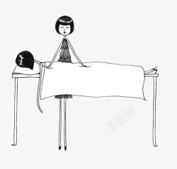 躺在床上的目标素材