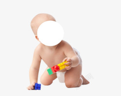 宝宝玩玩具积木素材