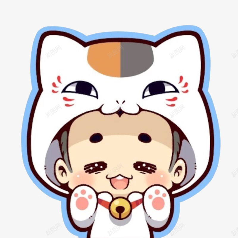 猫娃娃小男孩png免抠素材_88icon https://88icon.com 人物 卡通 手绘 猫宝宝