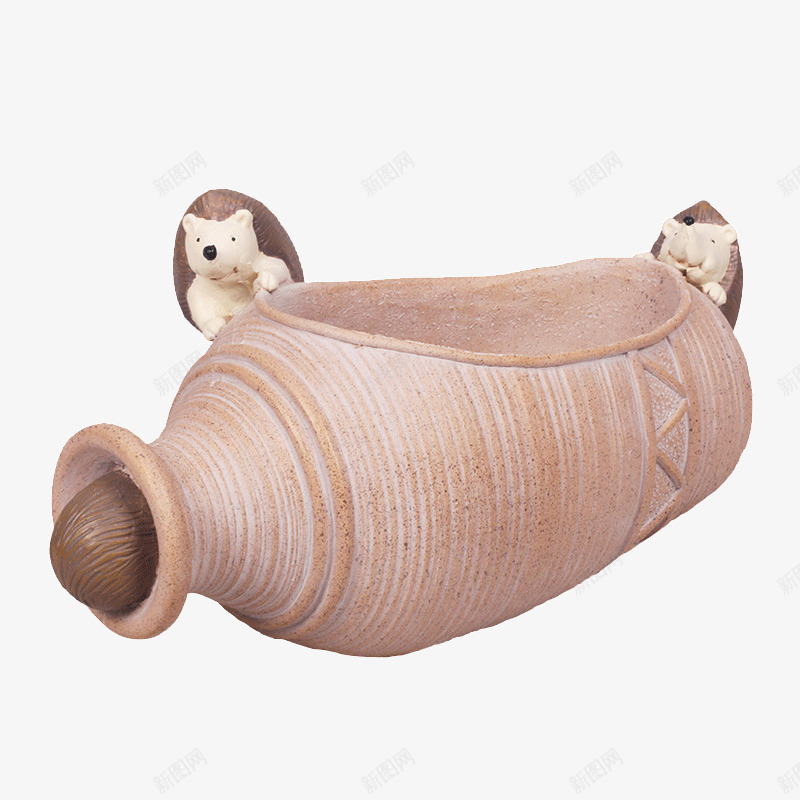 中世纪红陶罐盆景png免抠素材_88icon https://88icon.com 创意盆景 办公桌装饰 多肉植物花盆 特色手工树脂花器