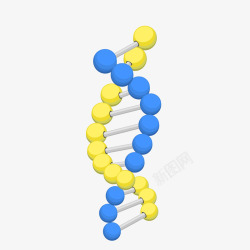 基因链装饰案矢量图素材