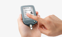 手指血糖测量仪数值素材