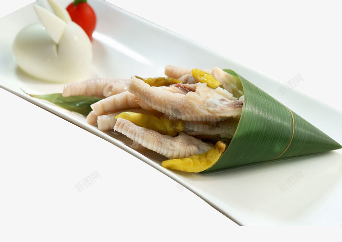 泡椒凤爪png免抠素材_88icon https://88icon.com 粽子叶子 绿色 辣椒