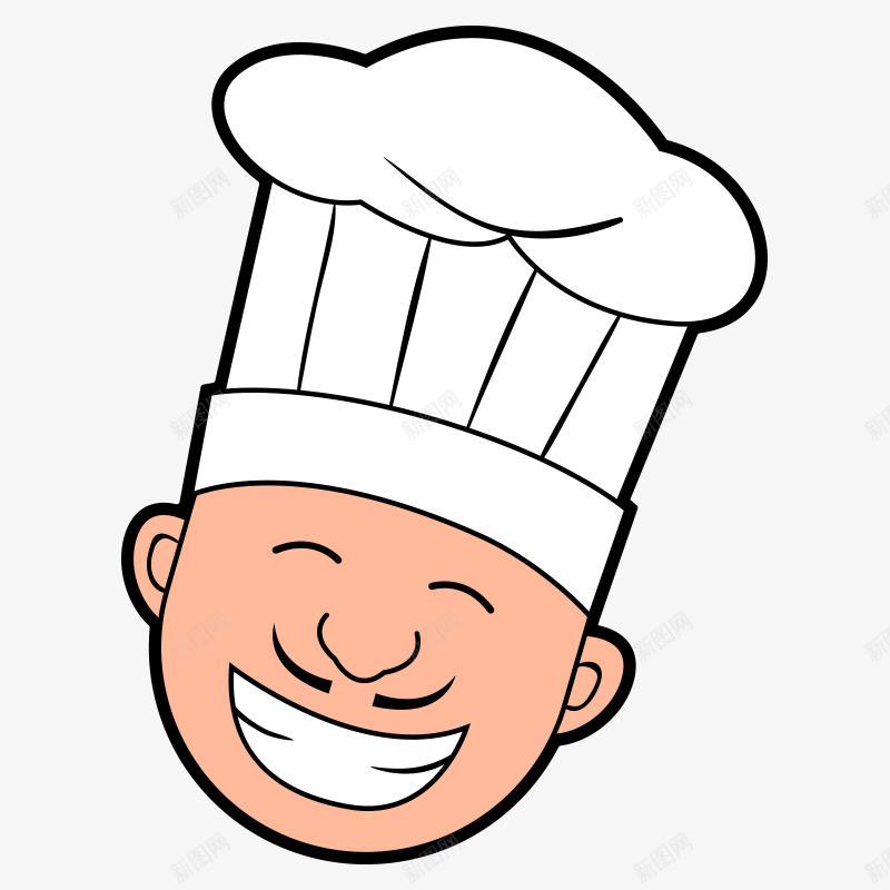 可爱卡通厨师头像png免抠素材_88icon https://88icon.com 卡通 厨师 可爱 头像