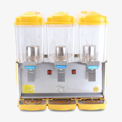 商用果汁机自动三缸冷饮机高清图片