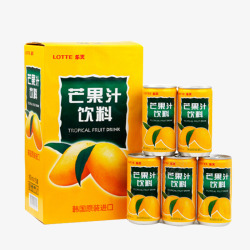芒果汁饮料素材