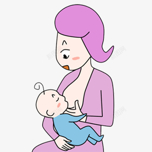 手绘版宝宝吃母乳png免抠素材_88icon https://88icon.com 亲子 卡通 吃奶 喂奶 宝宝 宝宝吃奶 母乳 母婴