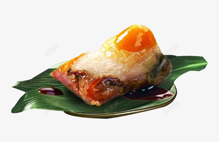 一个粽子png免抠素材_88icon https://88icon.com png素材 产品实物 端午节 蛋黄粽子 食物