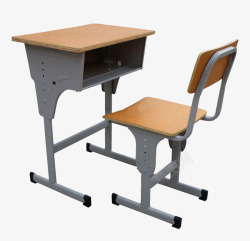 现代校园课桌椅素材