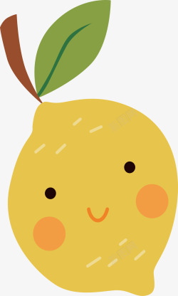 精美柠檬水果插画矢量图素材