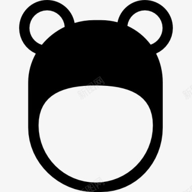 熊的帽子图标图标
