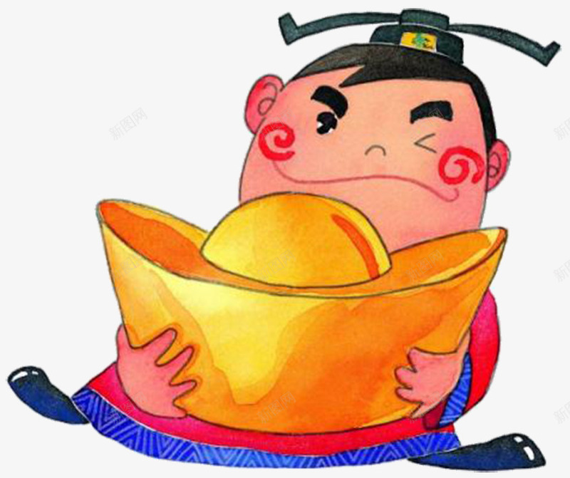 金元宝小孩png免抠素材_88icon https://88icon.com 小孩 过年祝福 送财童子 金元宝