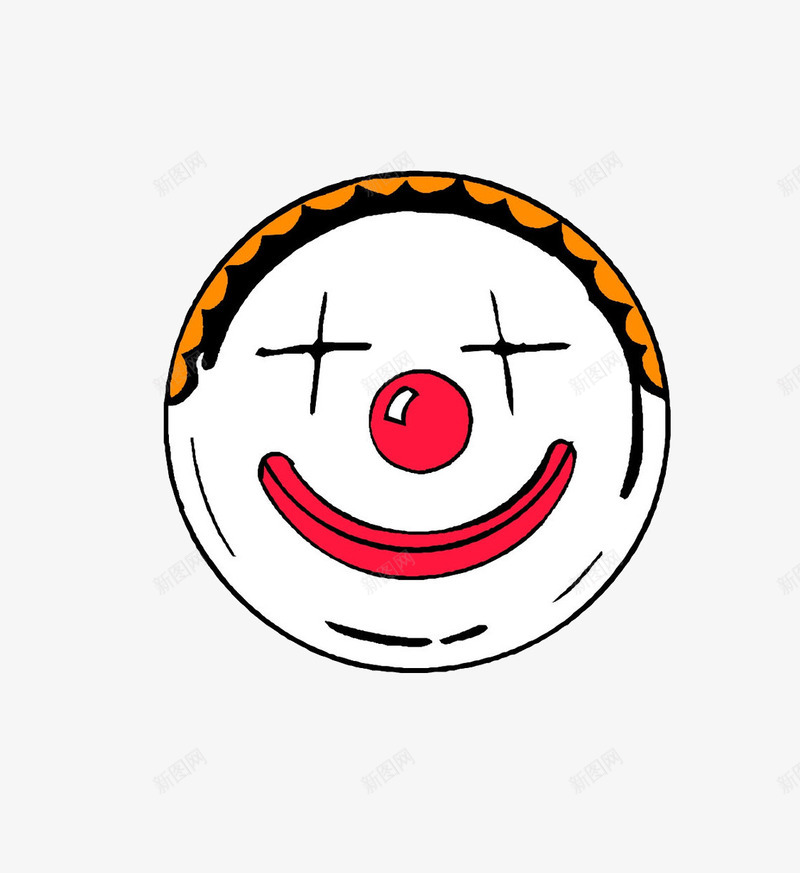 小丑头像png免抠素材_88icon https://88icon.com joker 头像 小丑 红鼻子