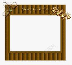 圣诞节素材照片圣诞铃铛装饰边框高清图片
