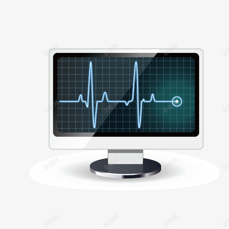 心率测试显示器png免抠素材_88icon https://88icon.com 与众不同 专用 医院 显示 电脑
