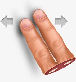 手指手势刷卡二人的手指手势包素材