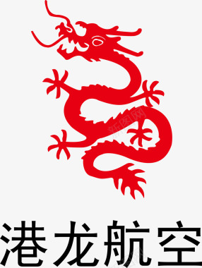 设计企业港龙航空logo图标图标