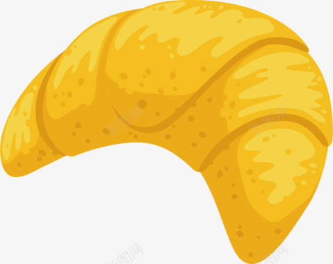 黄色的沙河特色蛋糕矢量图图标图标