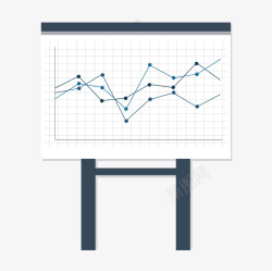 白板和线性图素材