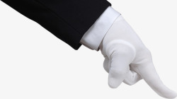 白手套的手素材