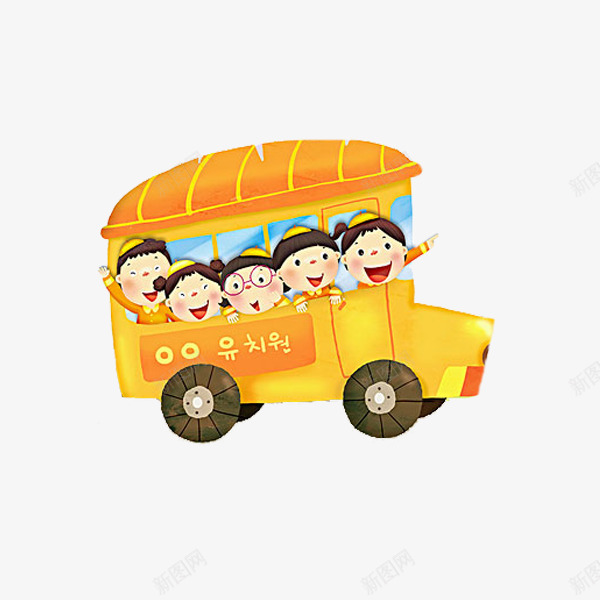 坐车的孩子png免抠素材_88icon https://88icon.com 卡通 手绘 校车 简笔 高兴地 黄色的