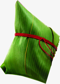 绿色粽叶粽子香味素材