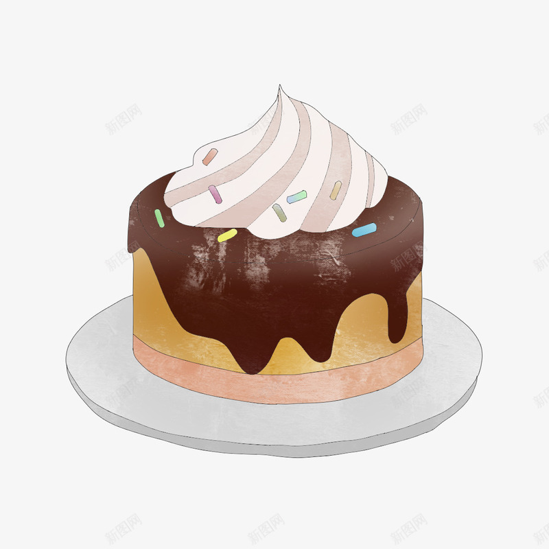 美味的生日蛋糕元素png免抠素材_88icon https://88icon.com 健康 生日 美味 蛋糕