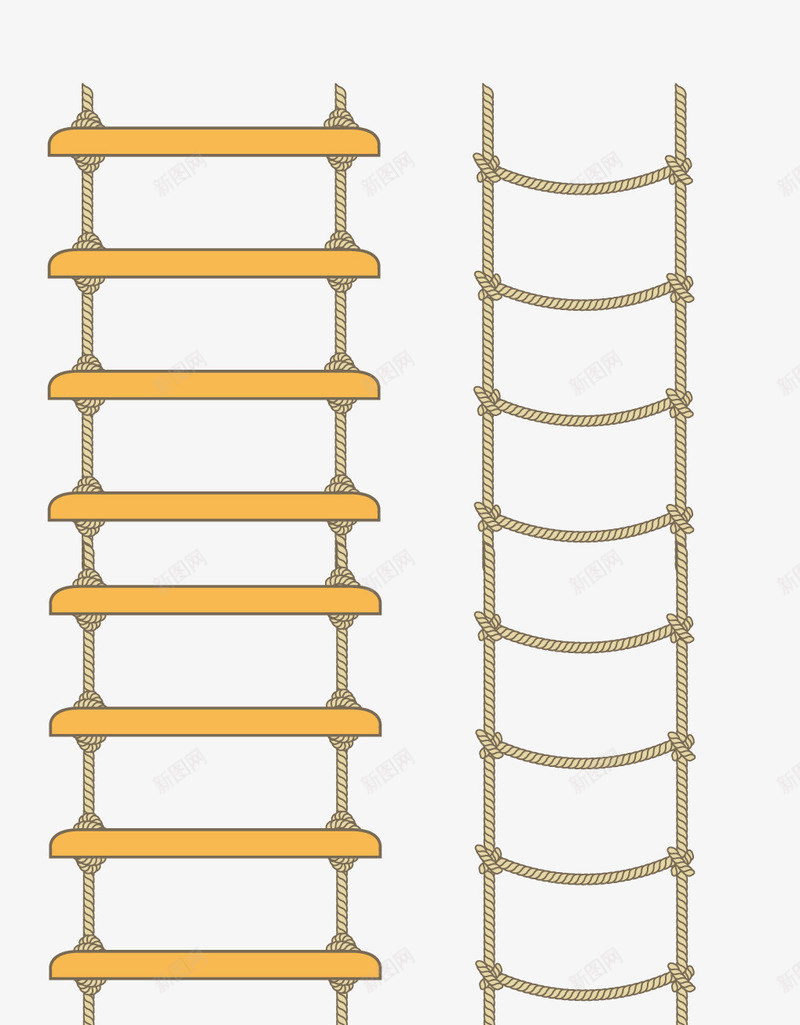 简约的麻绳风格云梯png免抠素材_88icon https://88icon.com 云梯 攀爬 梯子 梯子工具 矢量梯子 线性梯子 装饰梯子 麻绳梯子 黄色梯子