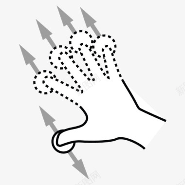 拖手指开源手势库图标图标