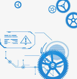 科技齿轮装饰图案素材
