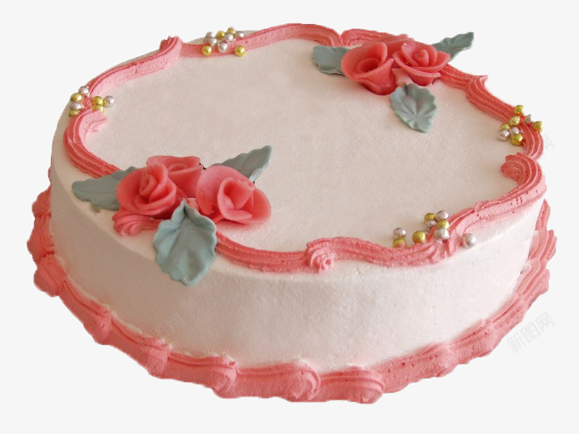 裱花奶油蛋糕png免抠素材_88icon https://88icon.com 单层蛋糕 奶油蛋糕 生日蛋糕