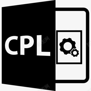 做推广CPL文件格式与齿轮图标图标