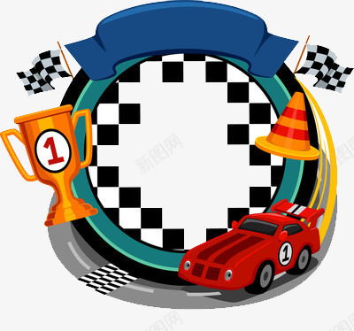 赛车跑道png免抠素材_88icon https://88icon.com 奖杯 红色 速度
