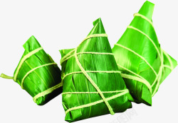 绿色粽子食物天然素材