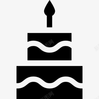 baker生日蛋糕图标图标