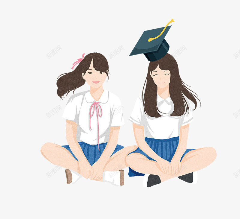 毕业季毕业旅行旅游女孩psd免抠素材_88icon https://88icon.com 再见学校 我们毕业了 毕业季 青春不散场 青春毕业季