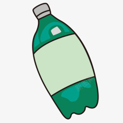 汽水瓶回收素材