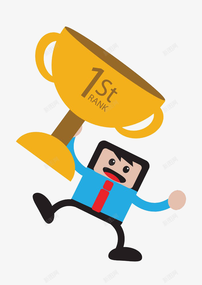 手拿奖杯png免抠素材_88icon https://88icon.com 卡通 奖杯 排名 热销排行 第一 获奖
