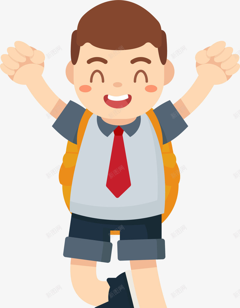 开心可爱上学男孩png免抠素材_88icon https://88icon.com 上学男孩 可爱男生 年轻 开心孩子 活力 青年 青春