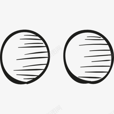 饺子制作手绘FlickrLogo图标图标