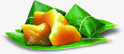 绿色天然食物粽子素材
