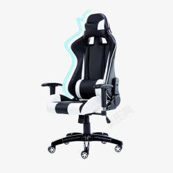 产品实物电竞椅电脑椅素材