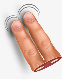 手指手势刷卡二人的手指手势包素材